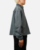 MNML Washed Denim Long Sleeve Button Up Shirt Washed Black