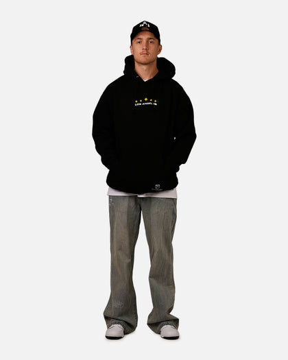 Mitchell & Ness X Los Angeles Galaxy X Culture Kings Spraypaint Hoodie Black