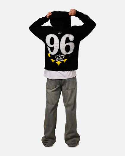 Mitchell & Ness X Los Angeles Galaxy X Culture Kings Spraypaint Hoodie Black