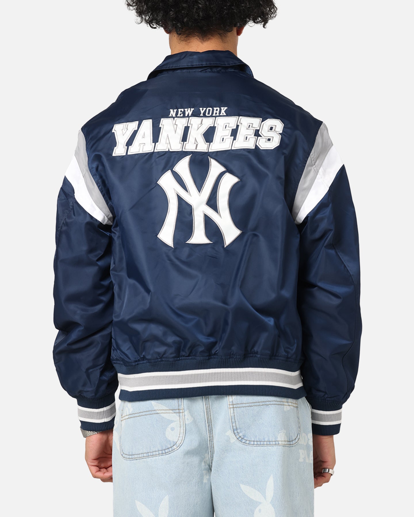 New York Yankees ネイビージャケット New Era New York Yankees MLB Retro Stadium Jacket Navy | Culture