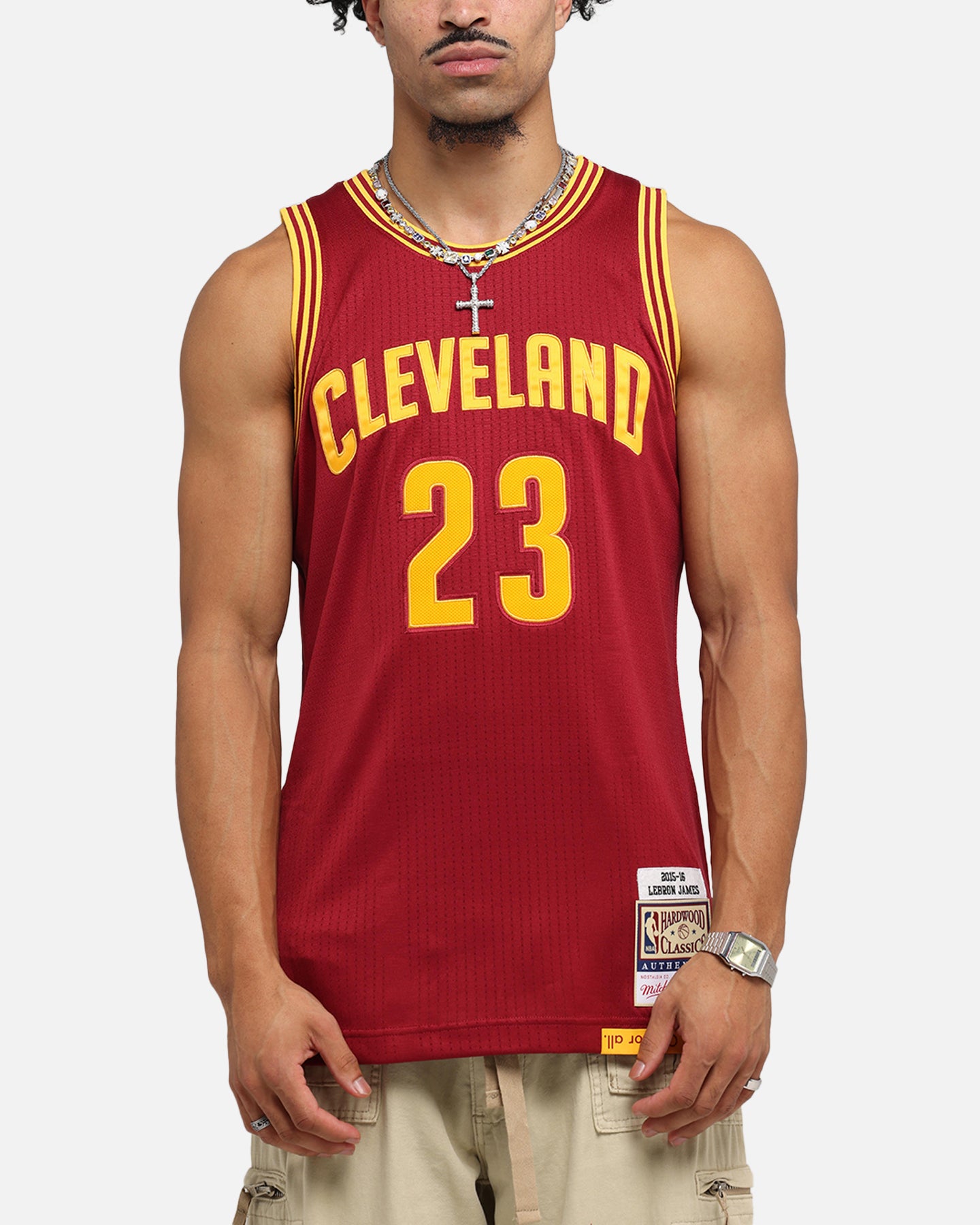 Mitchell & Ness Cleveland Cavaliers Lebron James 2015 Dark Jersey
