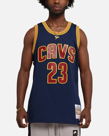 Mitchell Ness Cleveland Cavaliers Lebron James Swing Jersey Blue