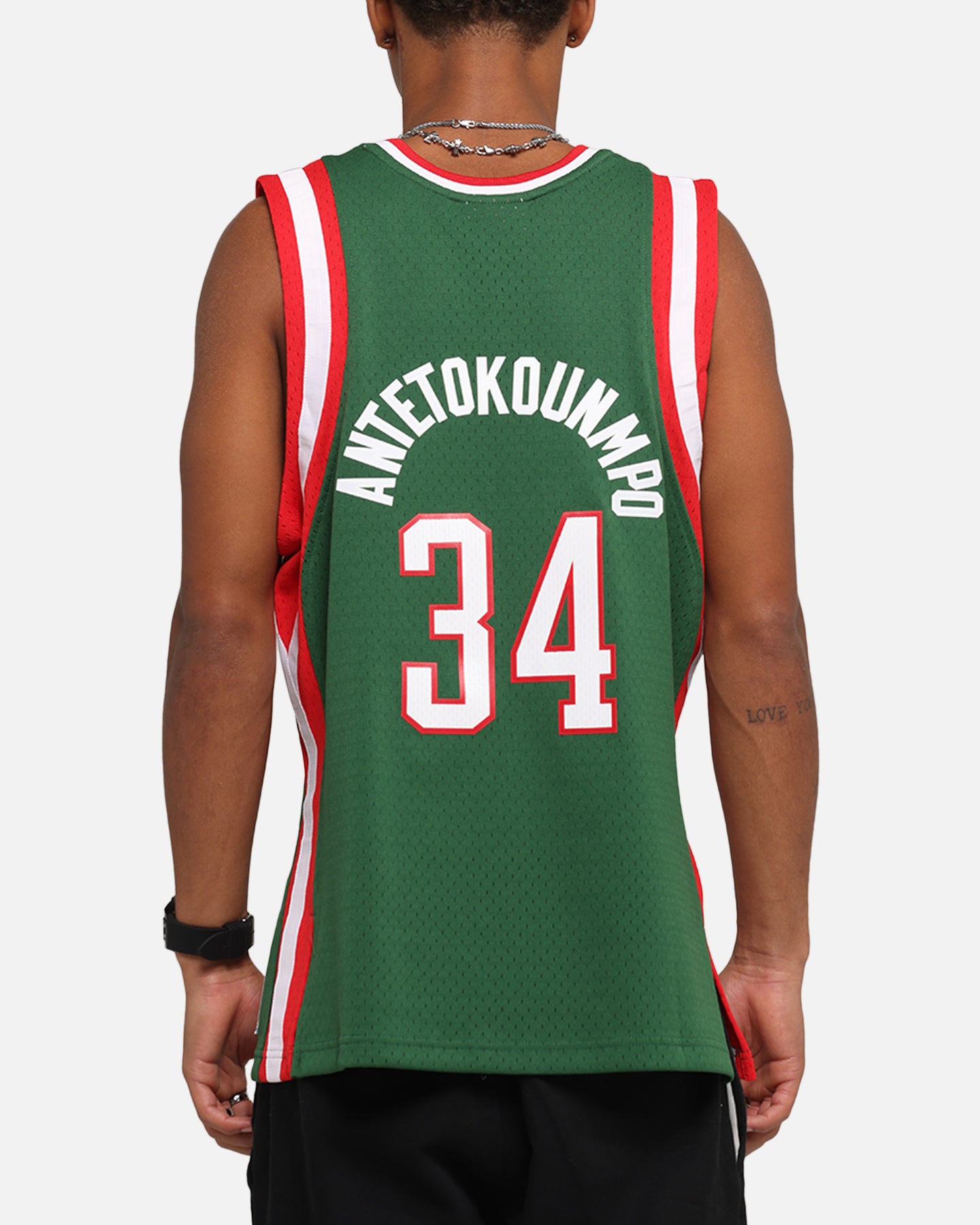 ウェア Mitchell & Ness Giannis Antetokounmpo Mitchell & Ness Milwaukee Bucks Giannis Antetokounmpo Swing Jersey