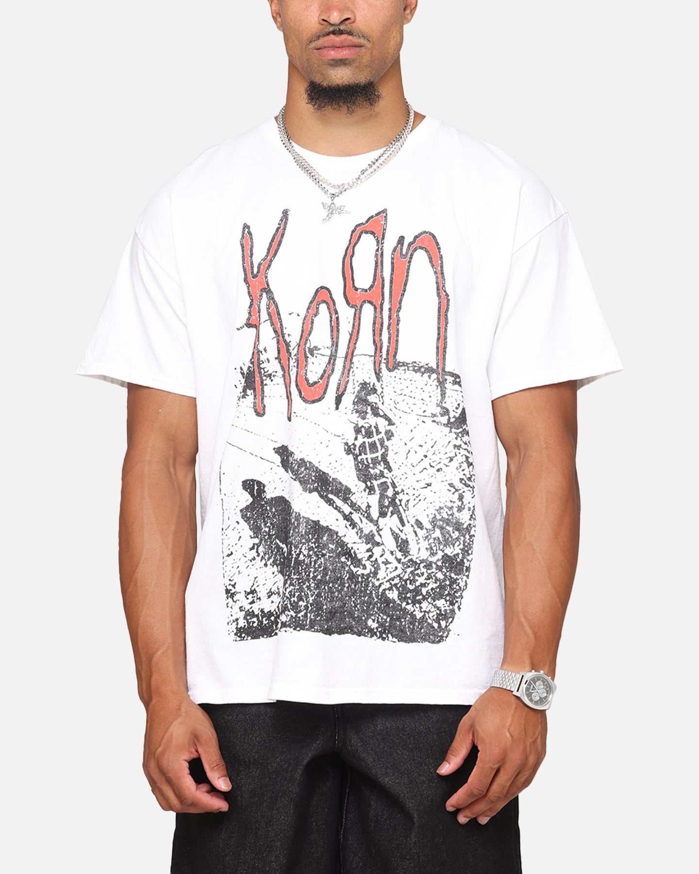 Korn Debut Xerox T-Shirt White Vintage | Culture Kings NZ