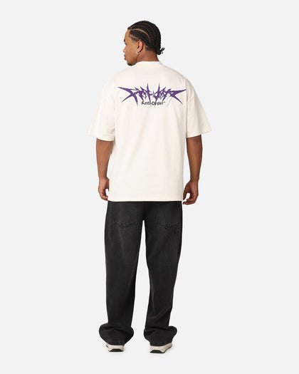 The Anti Order Metal Mock Neck T-Shirt Off White