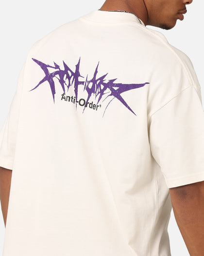 The Anti Order Metal Mock Neck T-Shirt Off White