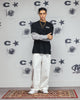 Carre Rear Vision Long Sleeve T-Shirt Black/White