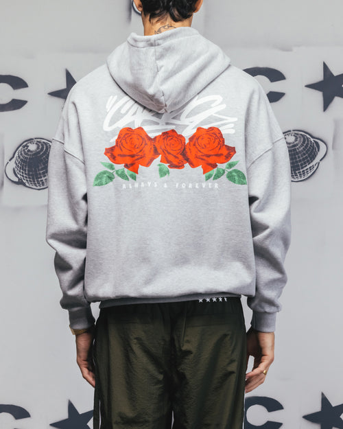 Carre Always & Forever Zip Hoodie Grey Marle