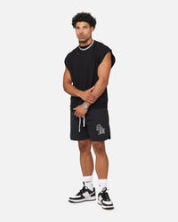 Saint Morta Premium Cut Off Sweat Shirt Black