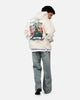 Hypland X One Piece Zoro Flame Hoodie Cream