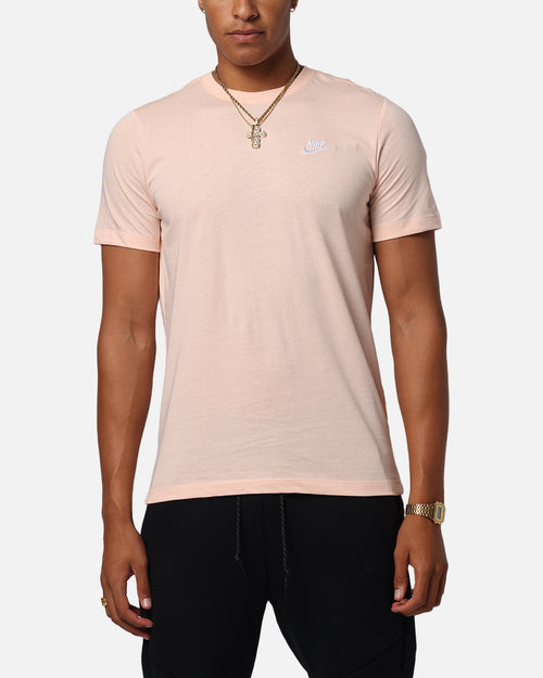 Nike Sportswear Club T-Shirt Coral/White