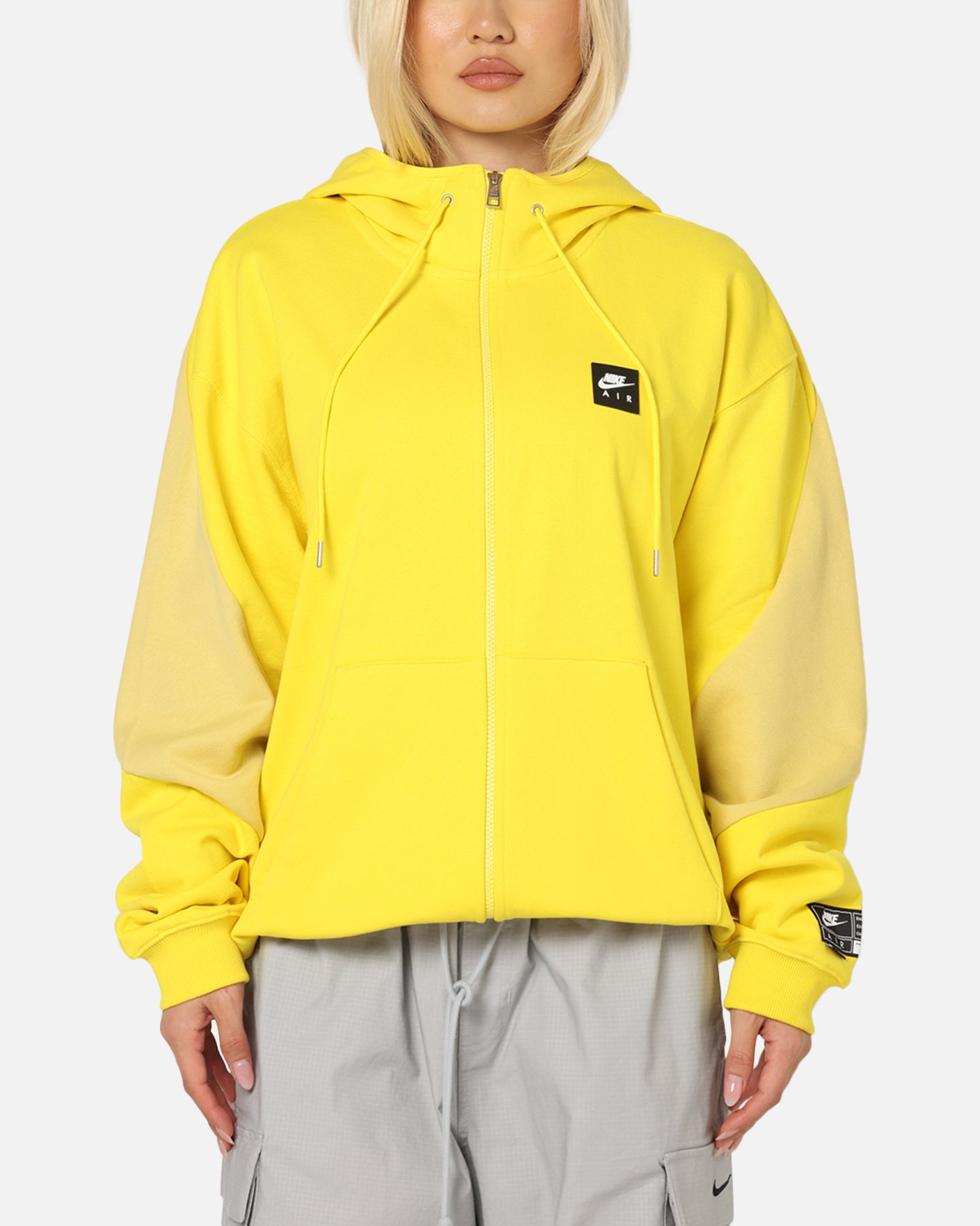 nike hoodie womens gold logo