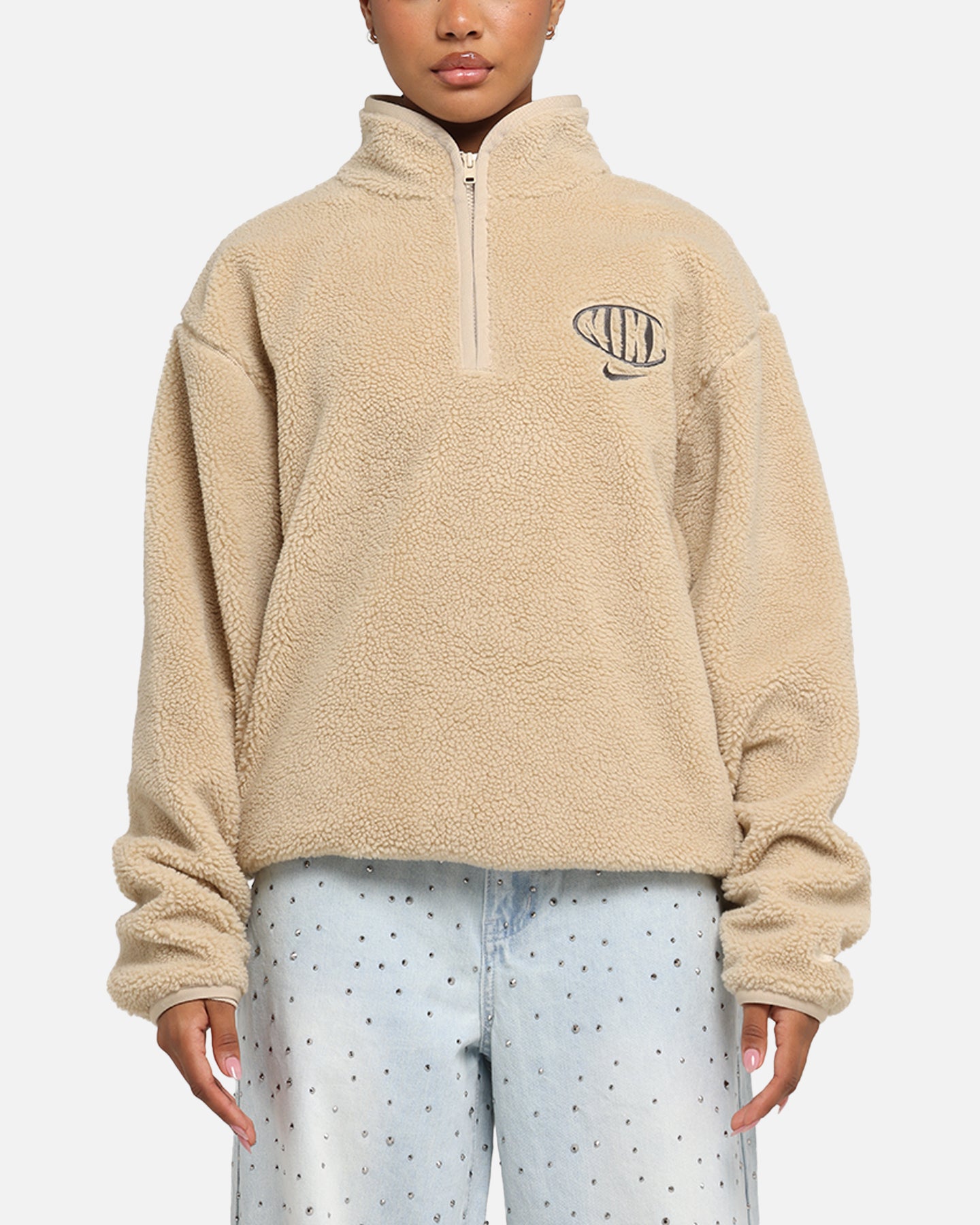 Nike Club Sustainable Winterized Half Zip Top Grain/Medium