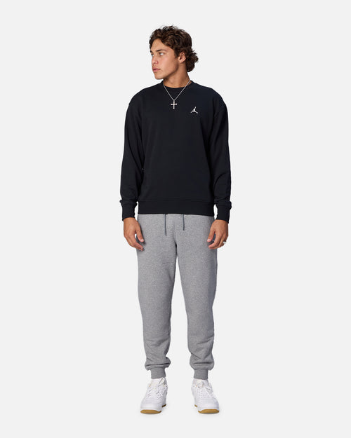 Jordan Jumpman Brooklyn Fleece Crewneck Sweatshirt Black/White
