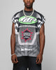 Loiter Motorsport Muscle T-Shirt Grey/Multi-Coloured