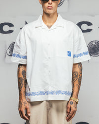 Carre Rose Bowl Button Up Shirt Off White