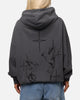 Saint Morta Destiny Rising Boxy Hoodie Washed Black