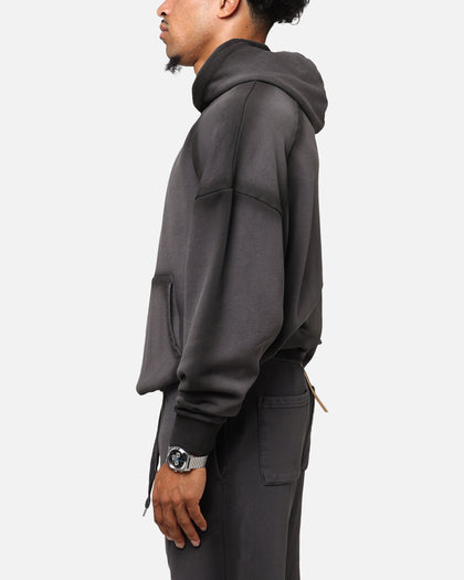 Saint Morta Contrast Wash Hoodie Black Wash