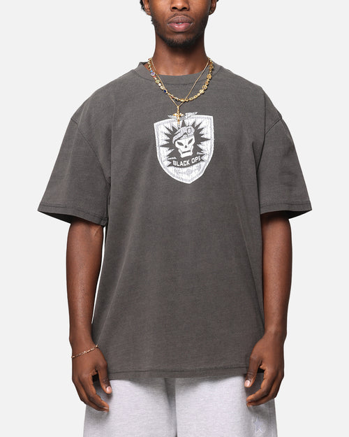 Goat Crew X Call Of Duty Black Ops Heavy T-Shirt Black Wash