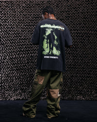 Goat Crew X Call Of Duty Modern Warfare 2 Heavy T-Shirt Vintage Black