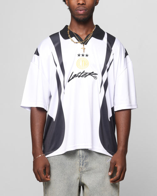 Loiter United Football Jersey White/Black