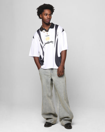 Loiter United Football Jersey White/Black