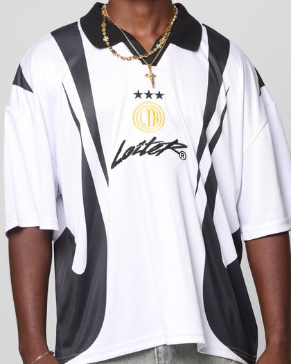 Loiter United Football Jersey White/Black