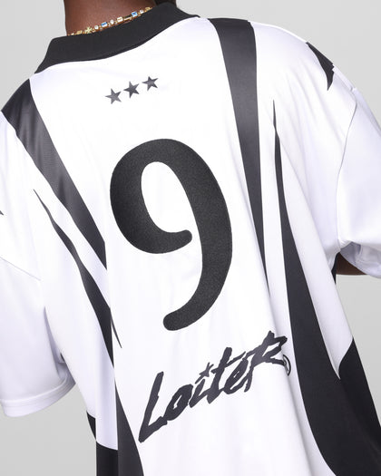 Loiter United Football Jersey White/Black