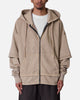 MNML Double Layer Zipper Sweater Washed Earth
