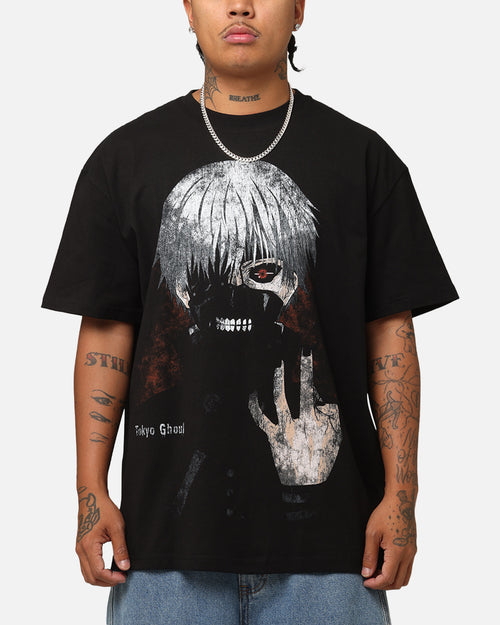Goat Crew X Tokyo Ghoul Kaneki Heavy T-Shirt Black