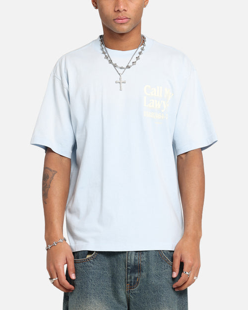 Market Call My Lawyer 3D T-Shirt Light Blue
