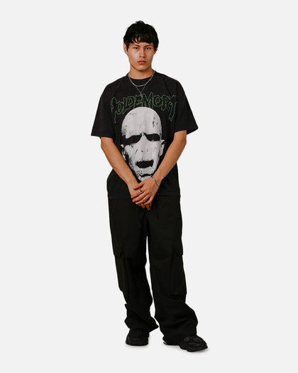 Goat Crew X Harry Potter Lord Voldemort Vintage T-Shirt Black Acidwash