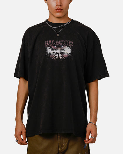 Goat Crew Marvel Galactus Vintage T-Shirt Black Acidwash