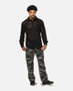 XXIII Terrace Knit Long Sleeve Button Up Shirt Black