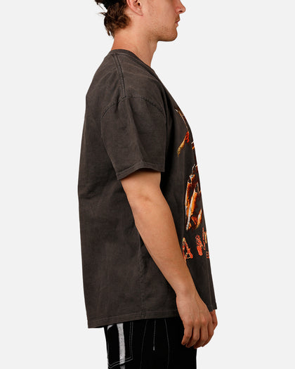 73Studio X A Nightmare on Elm Street 'Horror Classics' Claw Heavyweight T-Shirt Black Wash