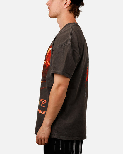 73Studio X A Nightmare on Elm Street 'Horror Classics' Claw Heavyweight T-Shirt Black Wash