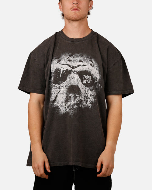 American Thrift X Friday The 13th 'Horror Classics' 13th Classic Heavyweight T-Shirt Black Wash