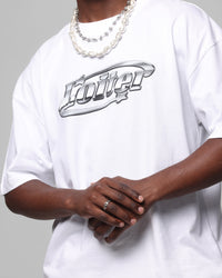 Loiter Chrome Logo T-Shirt White