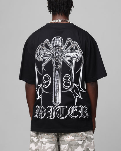 Loiter Chrome Spider T-Shirt Black