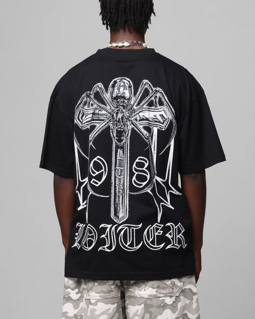 Loiter Chrome Spider T-Shirt Black