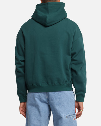 Majestic Athletic New York Yankees Mid Crest Boxy Hoodie Emerald
