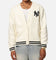 Majestic Athletic New York Yankees Boxy Cardigan Vintage White