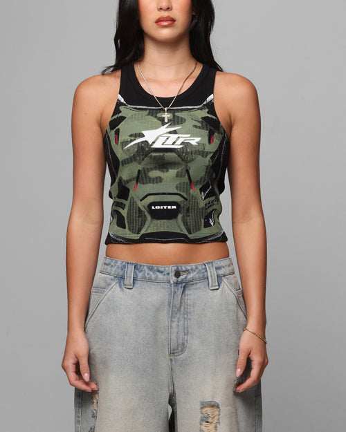 Loiter Women's Motorsport Tank Black