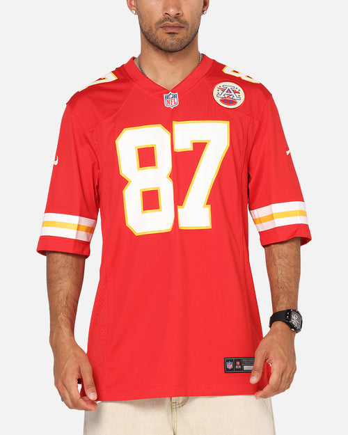 Nike Kansas City Chiefs Travis Kelce #87 Home Game NFL Jersey University Red