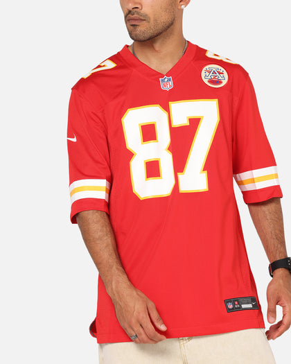 Nike Kansas City Chiefs Travis Kelce #87 Home Game NFL Jersey University Red