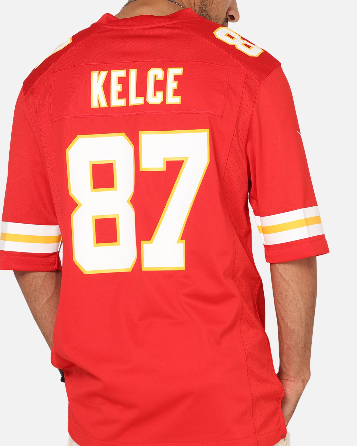 Kansas City Chiefs KELCE 87 ユニフォーム Nike Men's Kansas City Chiefs Travis Kelce #87 Red Game