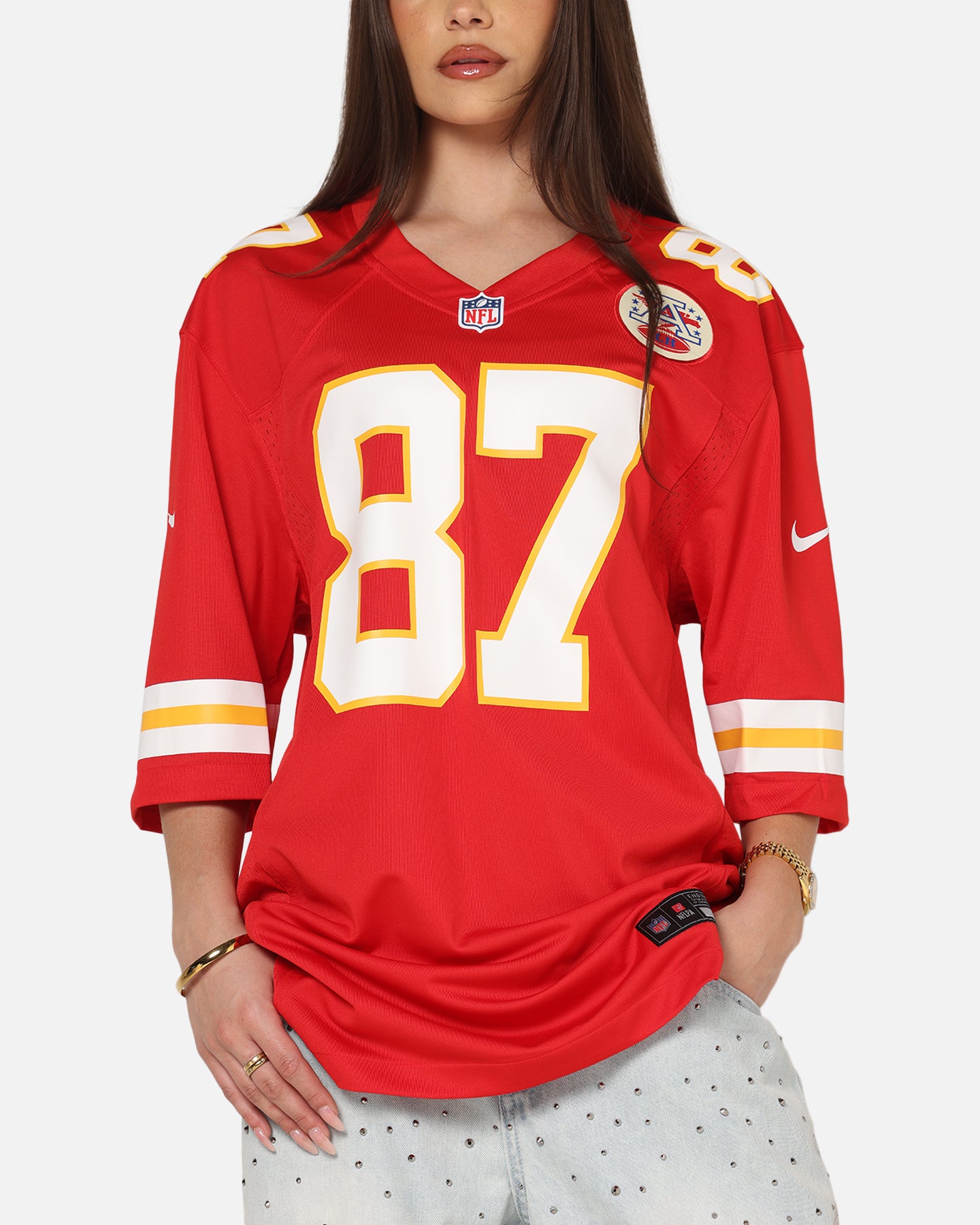 Nike Kansas City Chiefs Travis Kelce #87 Home Game NFL Jersey