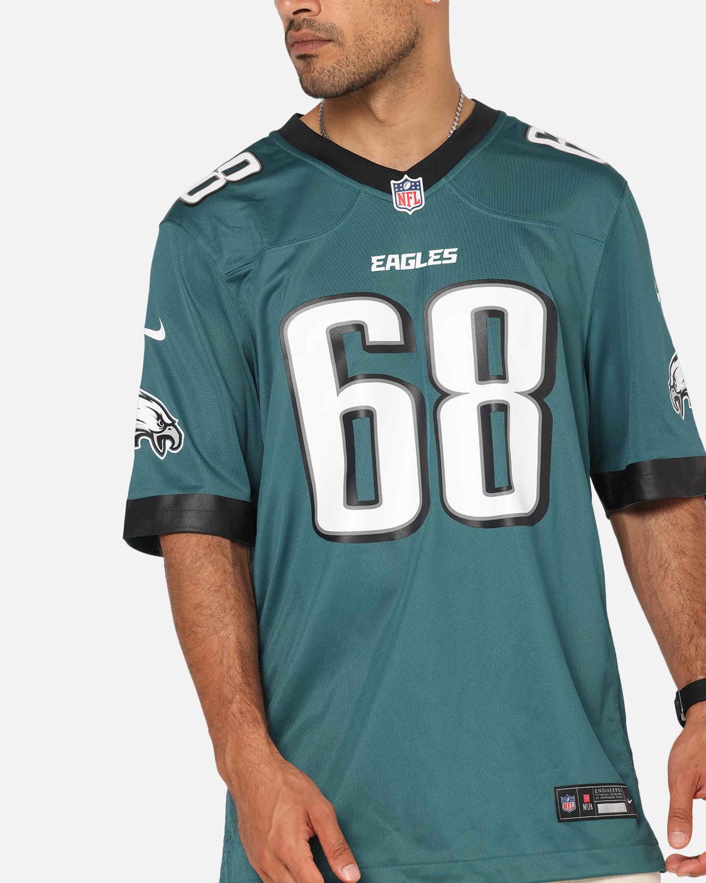 NFLユニフォームナイキ XL Nike Philadelphia Eagles Jordan Mailata #68 Home Game NFL Jersey