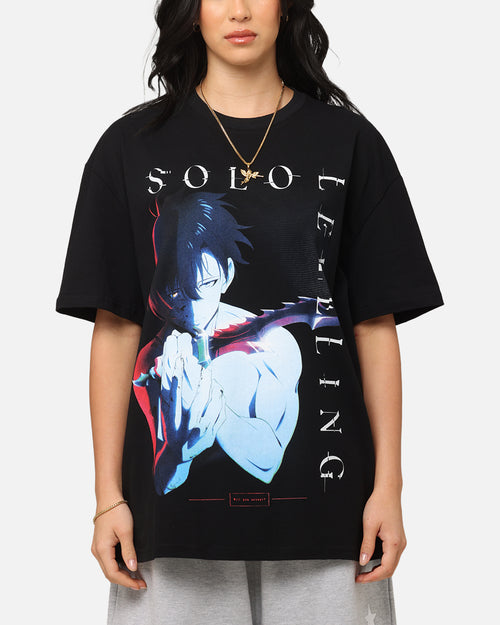 Goat Crew X Solo Leveling Solo Leveling Heavy T-Shirt Black