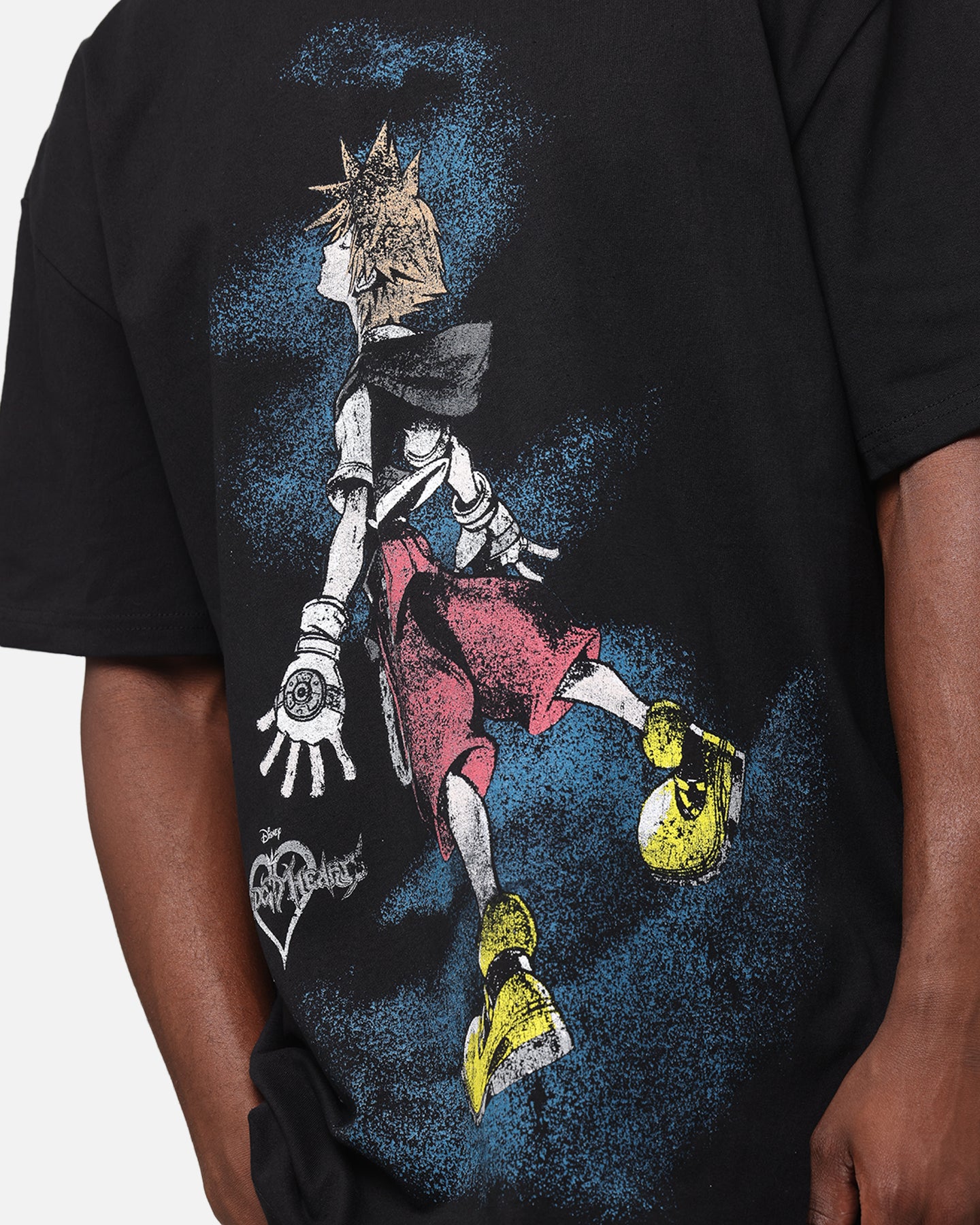 Goat Crew Disney Kingdom Hearts Sora Heavy T-Shirt Black | Culture